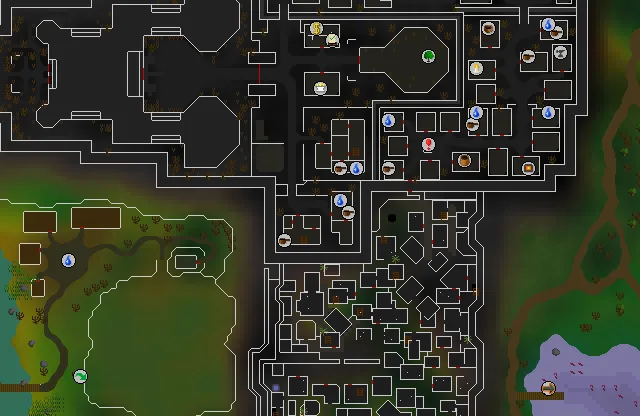 Map of Meiyerditch where this quest begins