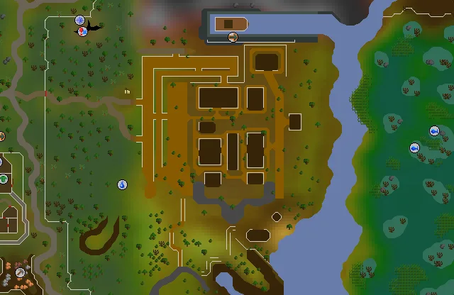 Map of Digsite where this quest begins